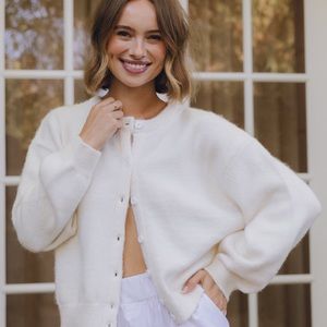 Daily Drills White Sweater